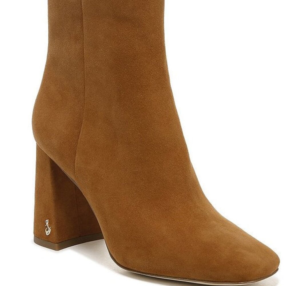 Sam Edelman - Codie Suede Ankle Boot - Frontier Brown - Sz 10W - NWT - Picture 2 of 2